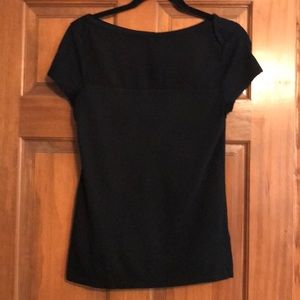 Black cap sleeve shirt
